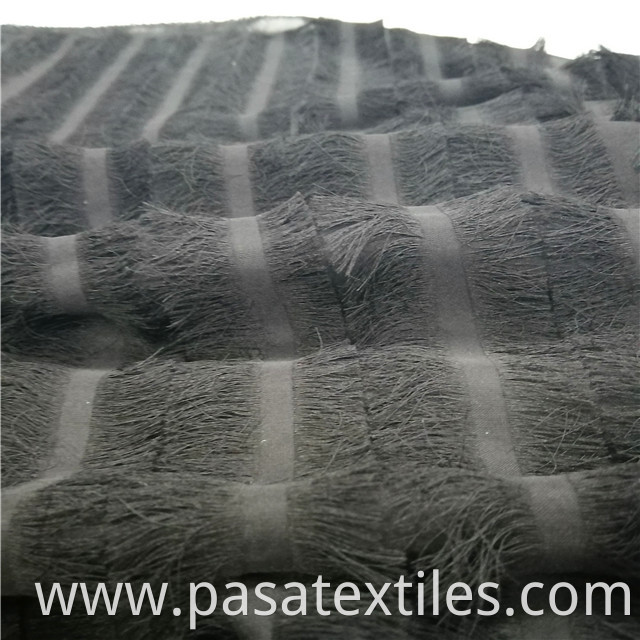 black woven polyester textiles 